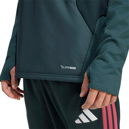 Sweat zippé Real Madrid Winter vert rose