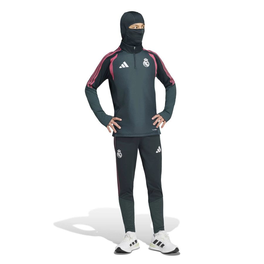 Sweat zippé Real Madrid Winter vert rose