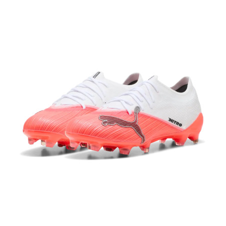 Puma Ultra Nitro 7 Pro FG blanc rouge