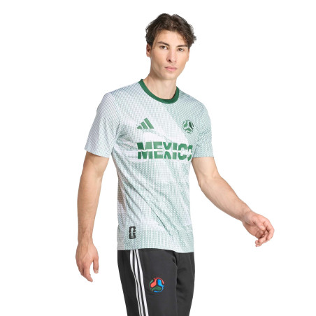 Maillot avant match Mexique vert