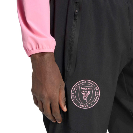 Pantalon survêtement Inter Miami Travel Tiro noir
