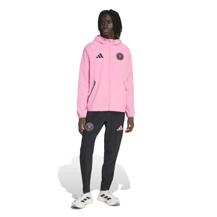 Pantalon survêtement Inter Miami Travel Tiro noir