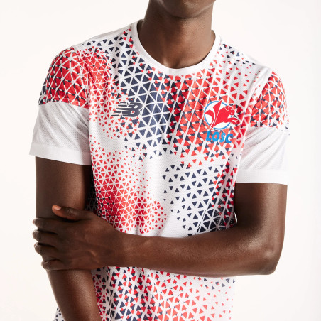 Maillot avant match LOSC blanc rouge