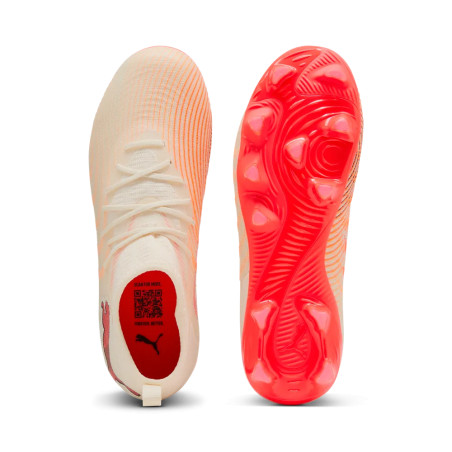 Puma Future 9 Match junior FG/AG beige rouge