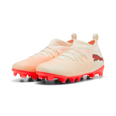 Puma Future 9 Match junior FG/AG beige rouge