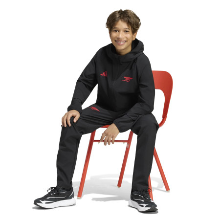 Coupe vent junior Arsenal noir rouge
