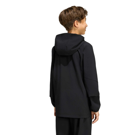 Coupe vent junior Arsenal noir rouge