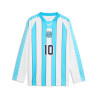 Maillot manches longues OM King Retro blanc bleu