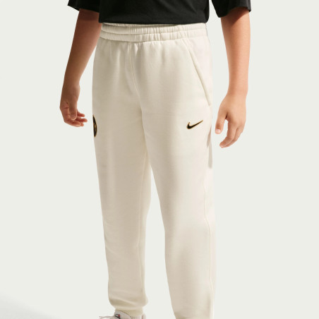 Pantalon survêtement junior Kylian Mbappé fleece blanc