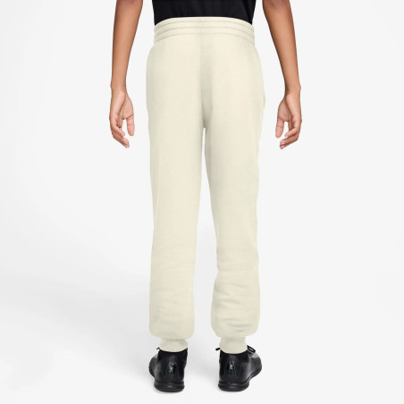 Pantalon survêtement junior Kylian Mbappé fleece blanc