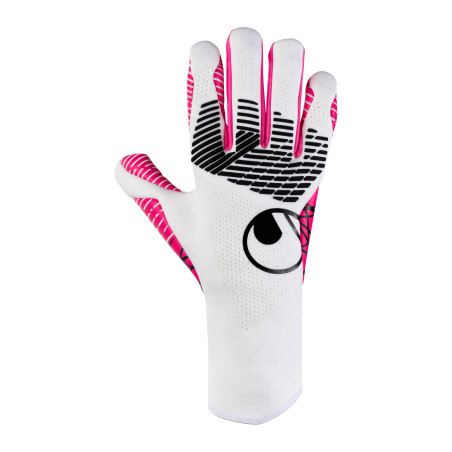 Gants gardien junior Uhlsport Mike Maignan Ultragrip ZNE HN 404 blanc rose