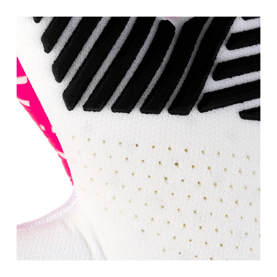 Gants gardien junior Uhlsport Mike Maignan Ultragrip ZNE HN 404 blanc rose