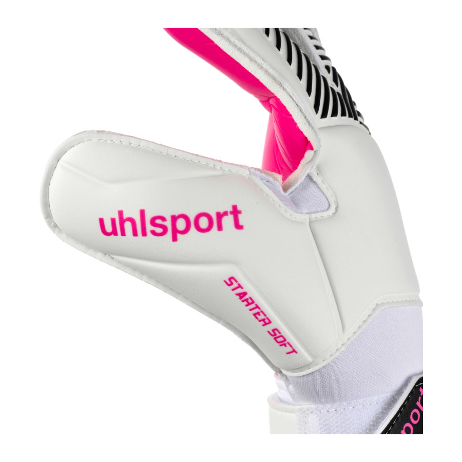 Gants gardien junior Uhlsport Mike Maignan Starter Soft 404 blanc rose
