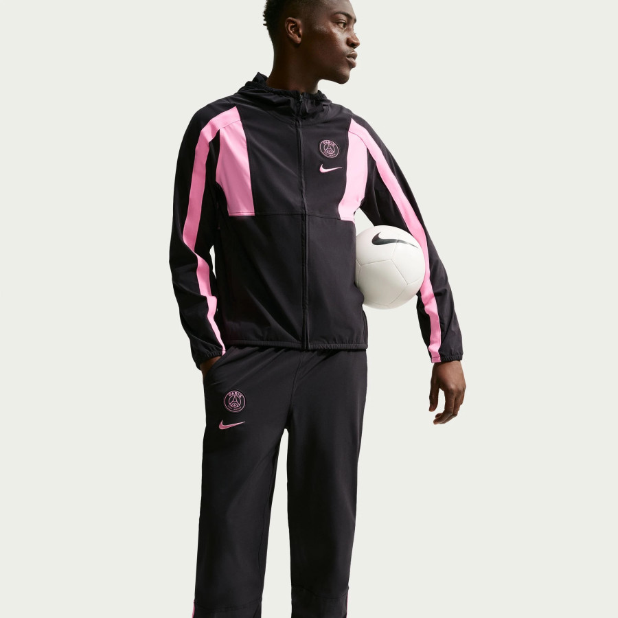 Pantalon survêtement PSG Energy noir rose