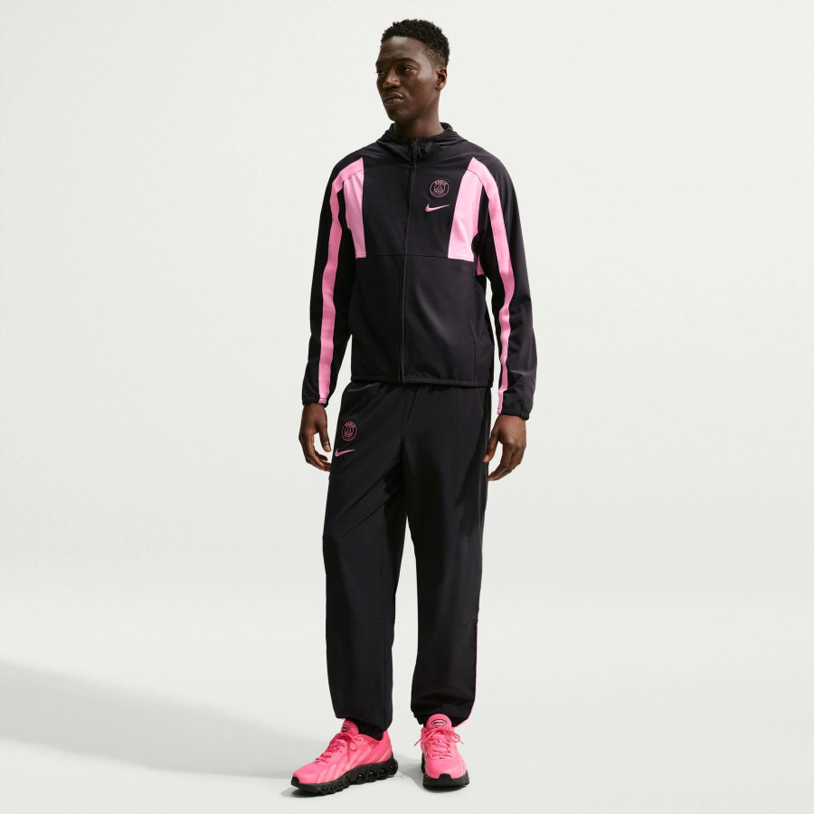 Pantalon survêtement PSG Energy noir rose