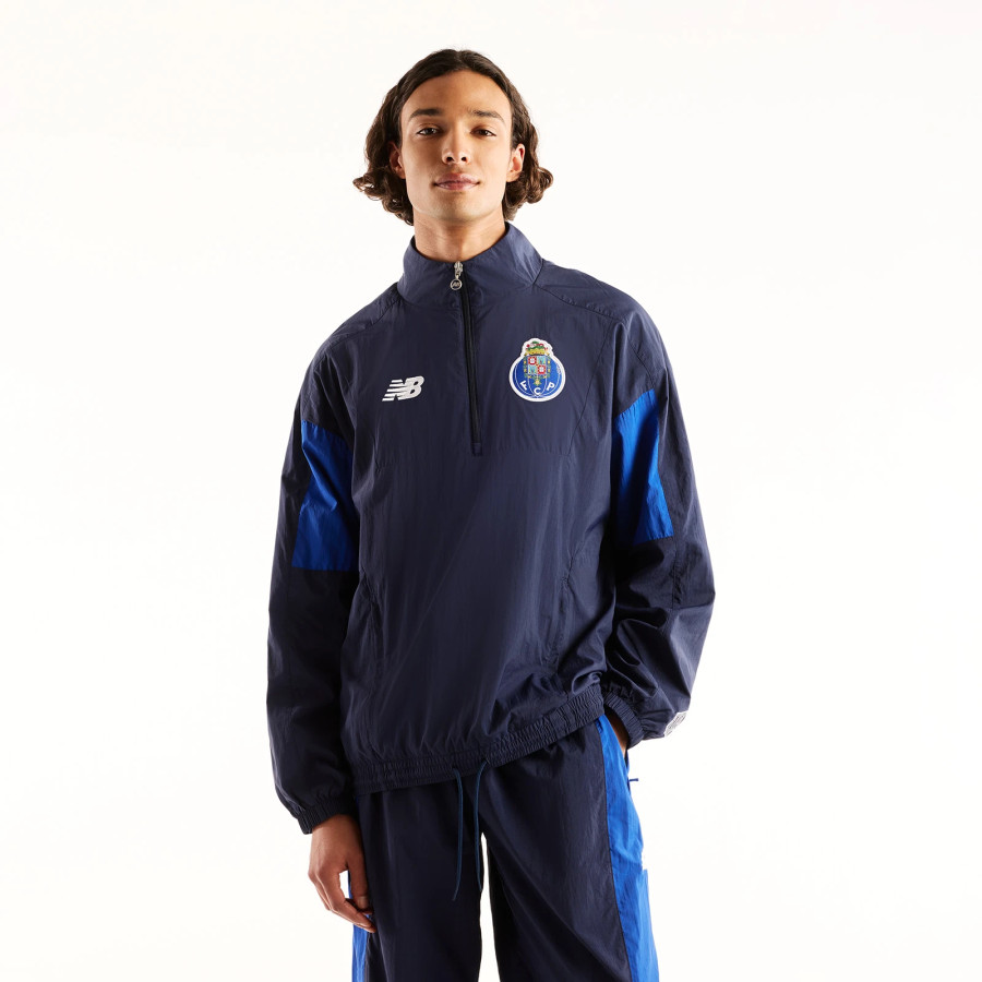 Sweat zippé FC Porto woven bleu