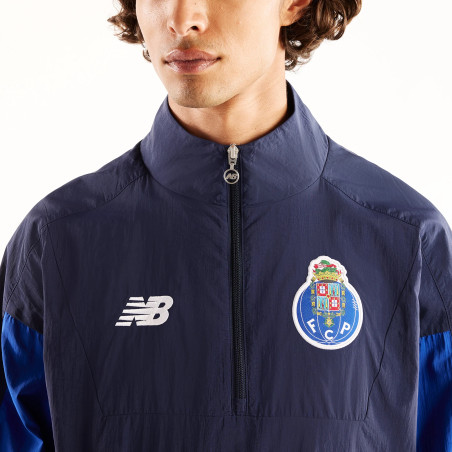 Sweat zippé FC Porto woven bleu