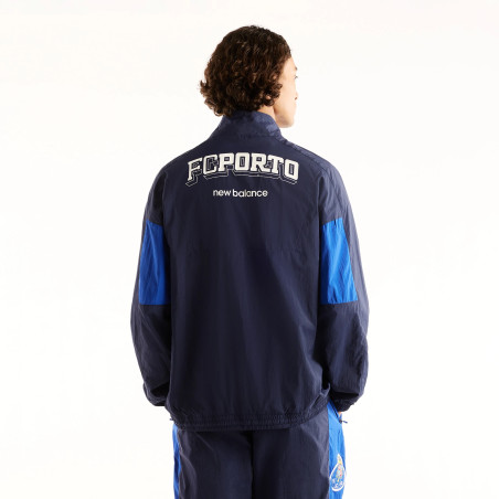 Sweat zippé FC Porto woven bleu