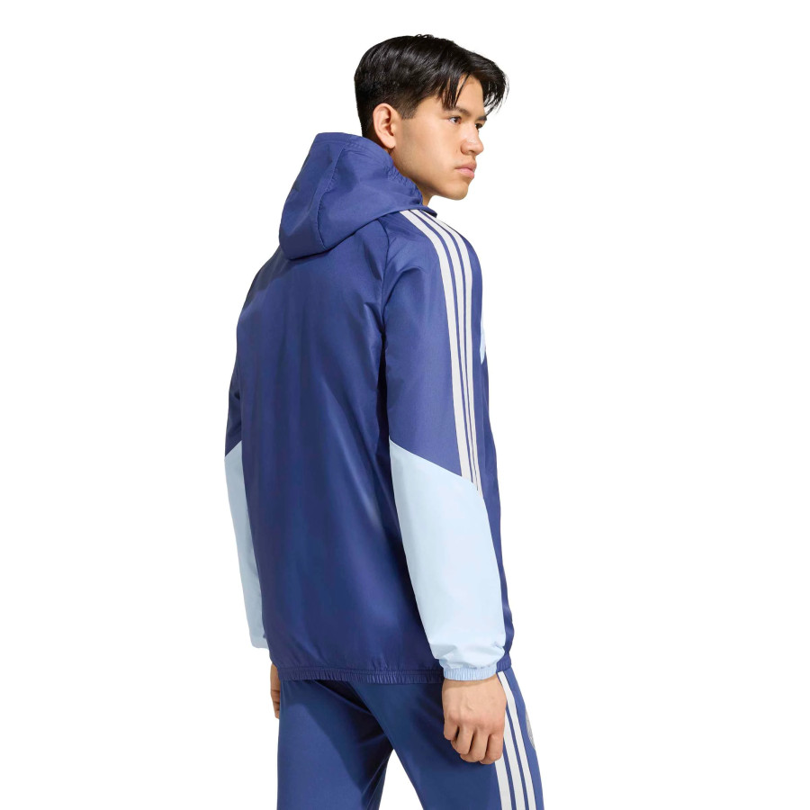 Veste imperméable Ajax Amsterdam bleu marine