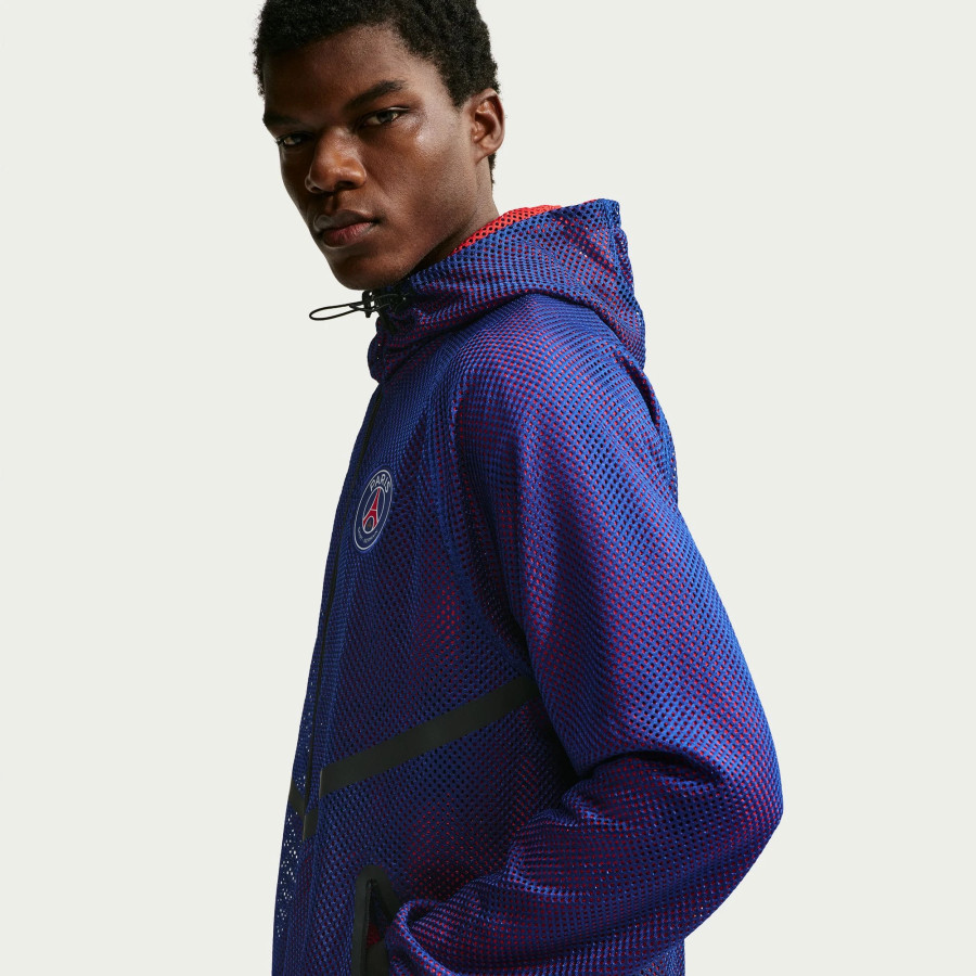 Veste survêtement PSG Anthem bleu