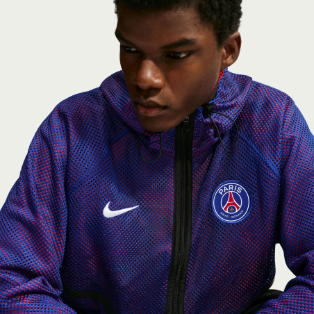 Veste survêtement PSG Anthem bleu