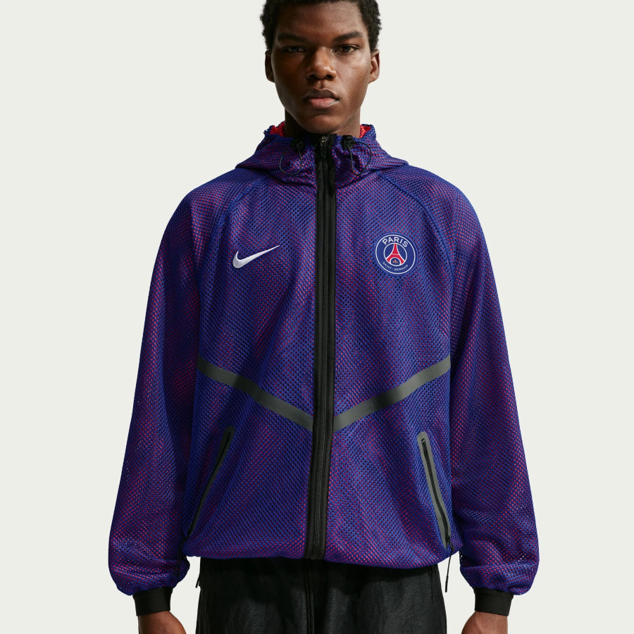 Veste survêtement PSG Anthem bleu