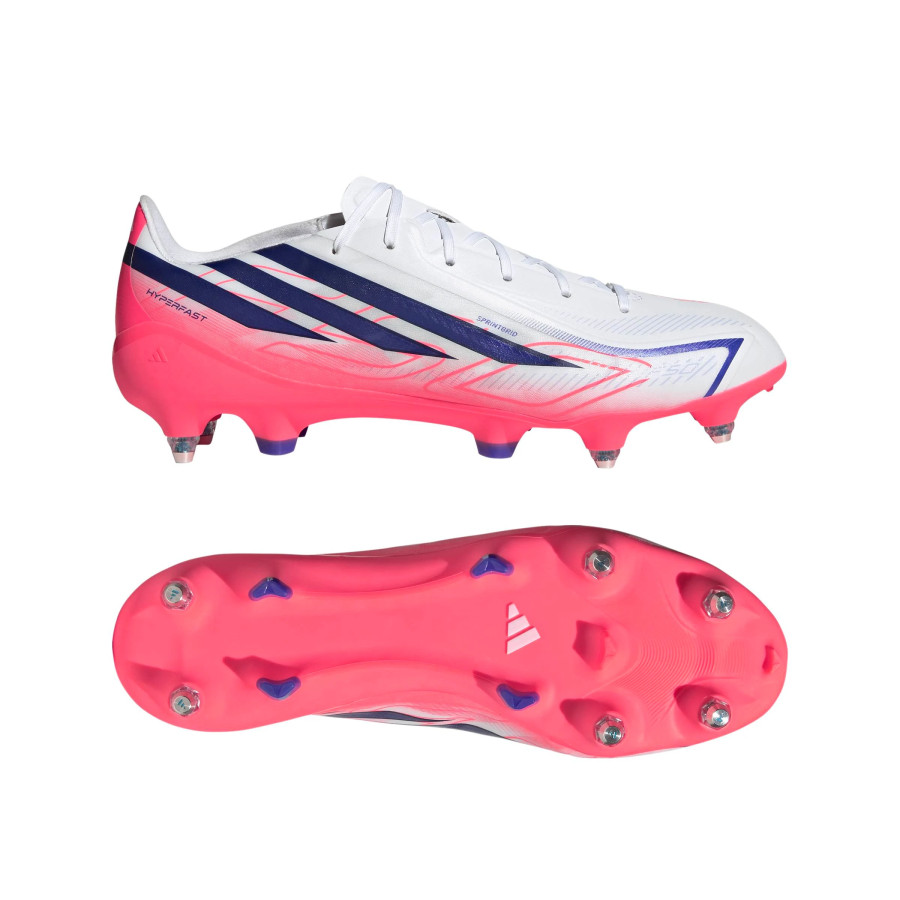adidas F50 Hyperfast League SG blanc rose