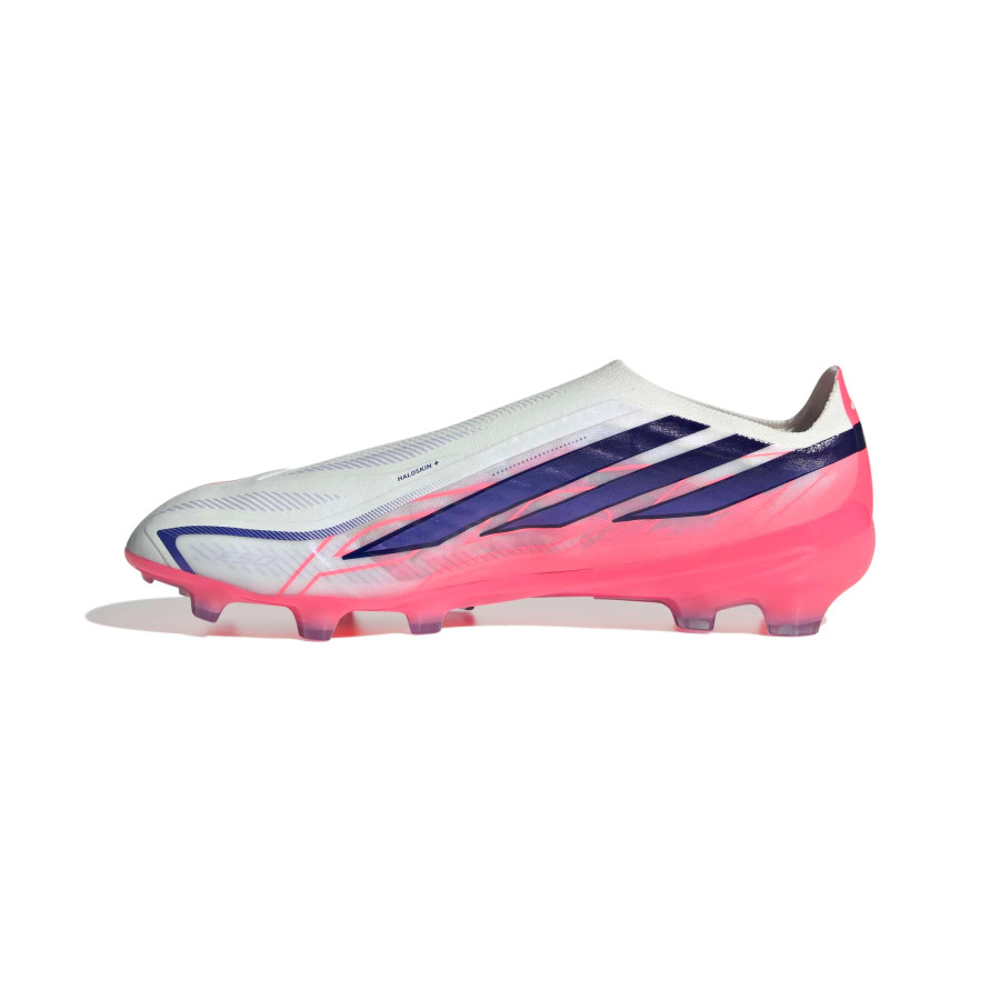 adidas F50 Hyperfast Pro Laceless FG blanc rose
