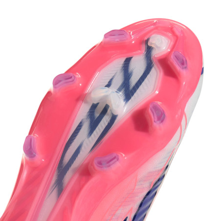 adidas F50 Hyperfast Pro Laceless FG blanc rose