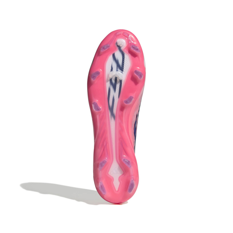 adidas F50 Hyperfast Pro Laceless FG blanc rose