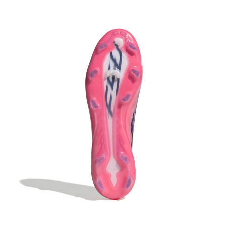 adidas F50 Hyperfast Pro Laceless FG blanc rose