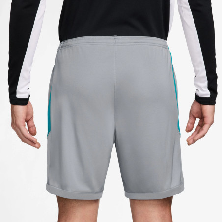Short entraînement Nike Academy gris bleu