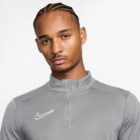 Sweat zippé Nike Academy gris bleu