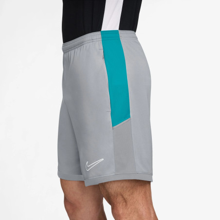 Short entraînement Nike Academy gris bleu