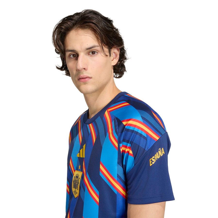 Maillot avant match Espagne bleu