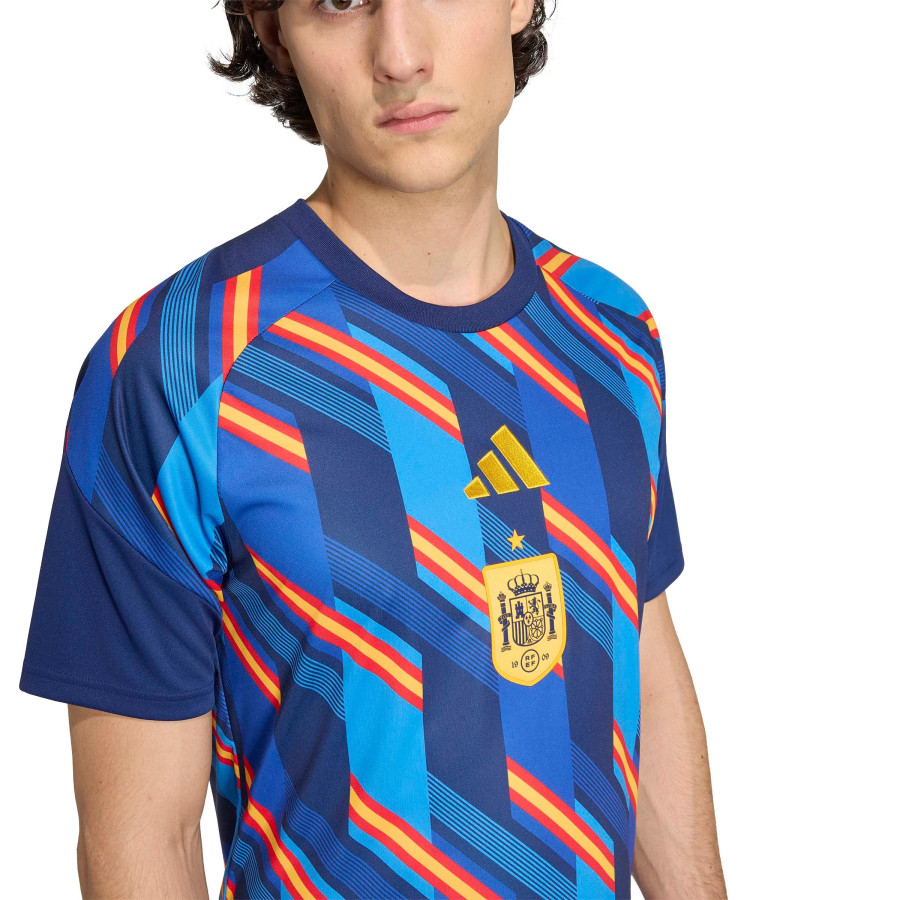 Maillot avant match Espagne bleu