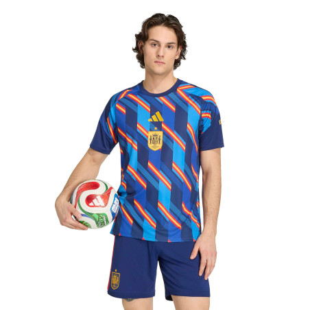 Maillot avant match Espagne bleu