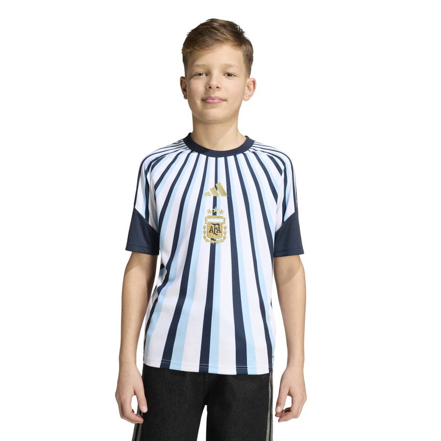 Maillot avant match junior Argentine blanc