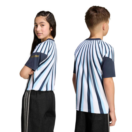 Maillot avant match junior Argentine blanc