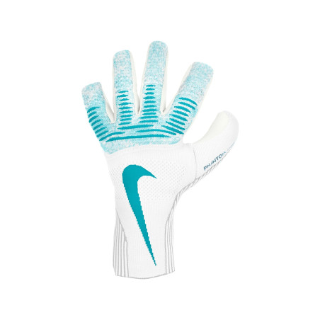 Gants gardien Nike Phantom Dynamic Fit blanc bleu