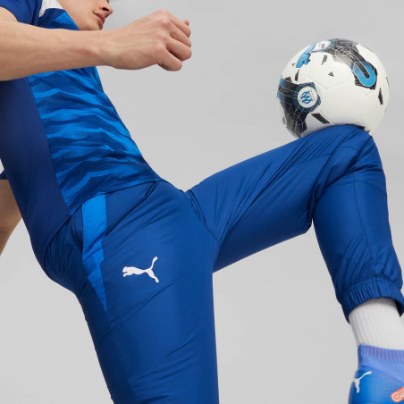 Pantalon avant match OM bleu