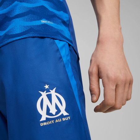 Pantalon avant match OM bleu