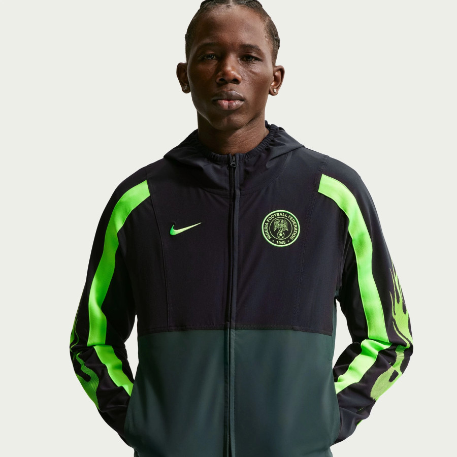 Veste survêtement Nigéria Woven Energy noir