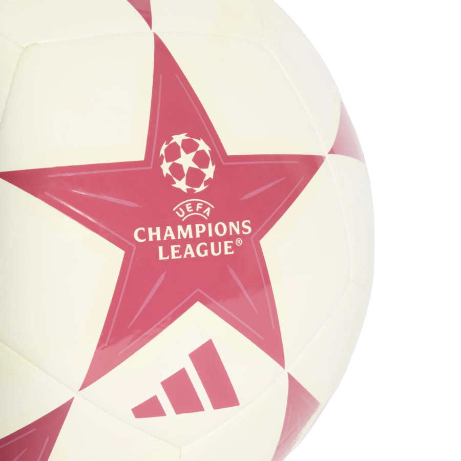 adidas Ballon UCL Real Madrid Club blanc/rose