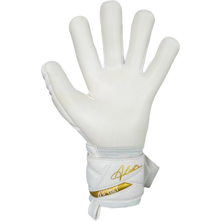 Gants gardien junior Reusch Attrakt AB1 Advance blanc or