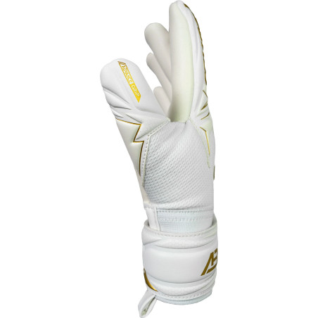 Gants gardien junior Reusch Attrakt AB1 Advance blanc or