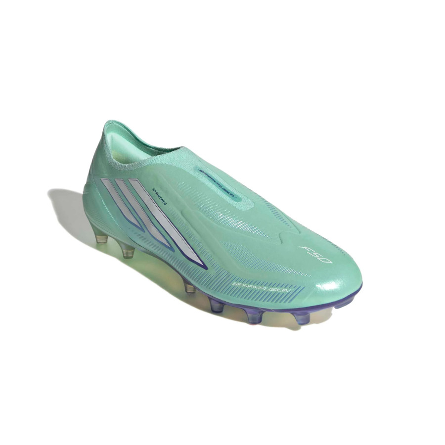 adidas F50 Sparkfusion LaceLess Elite FG/AG vert bleu