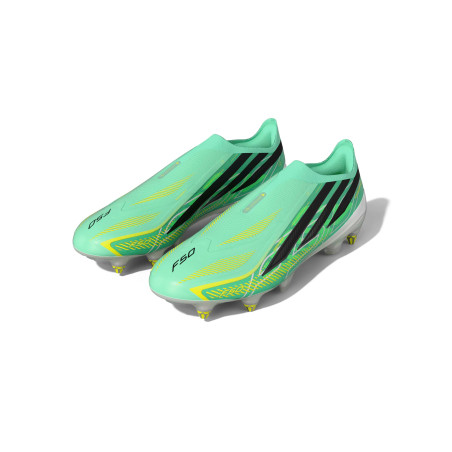 adidas F50 Hyperfast LaceLess Elite SG vert noir