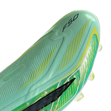 adidas F50 Hyperfast LaceLess Elite AG vert noir