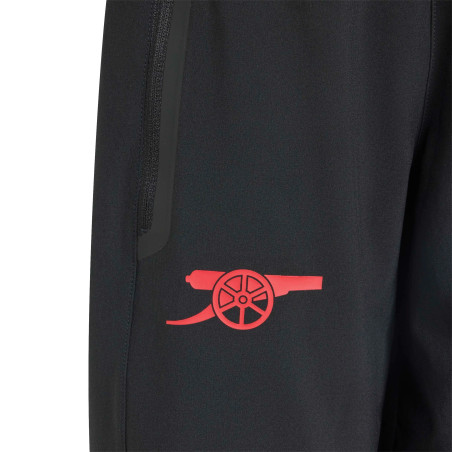 Pantalon survêtement junior Arsenal Travel noir rouge